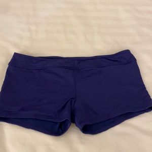 Navy blue swim shorts